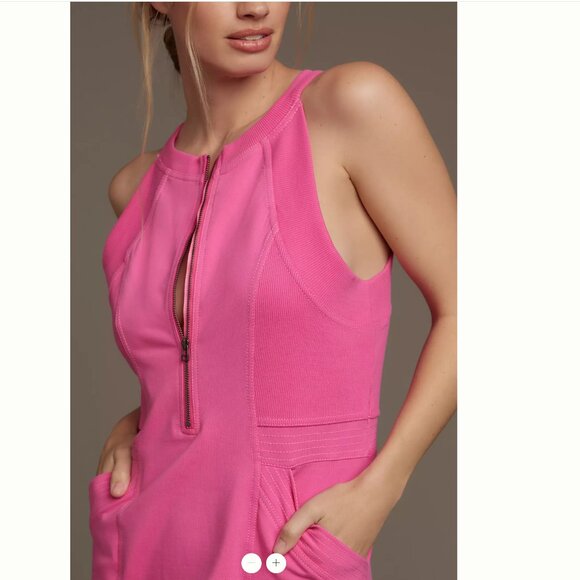 Daily Practice by Anthropologie Front-Zip Utility Mini Dress Size S - Picture 5 of 8